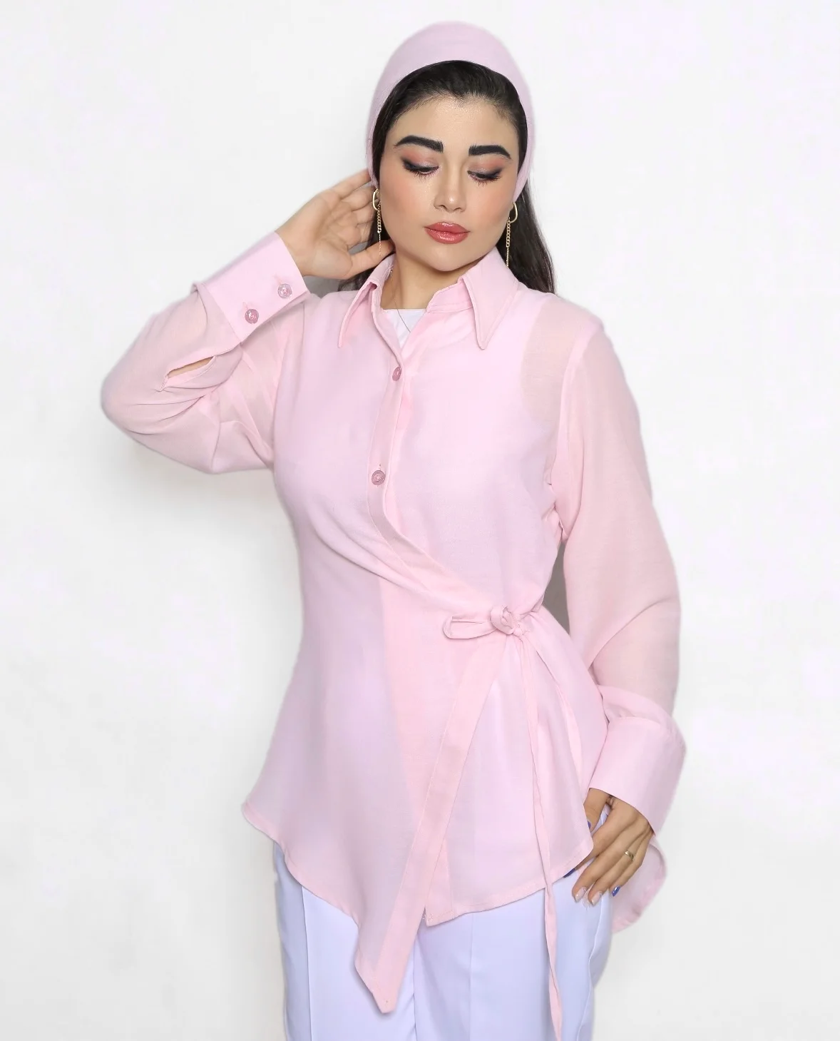 شومیز و هدبند مهتاب